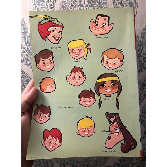 VTG Peter Pan Coloring Book #1 peanut butter promo 1963 pages all uncolored New - Picture 2 of 6